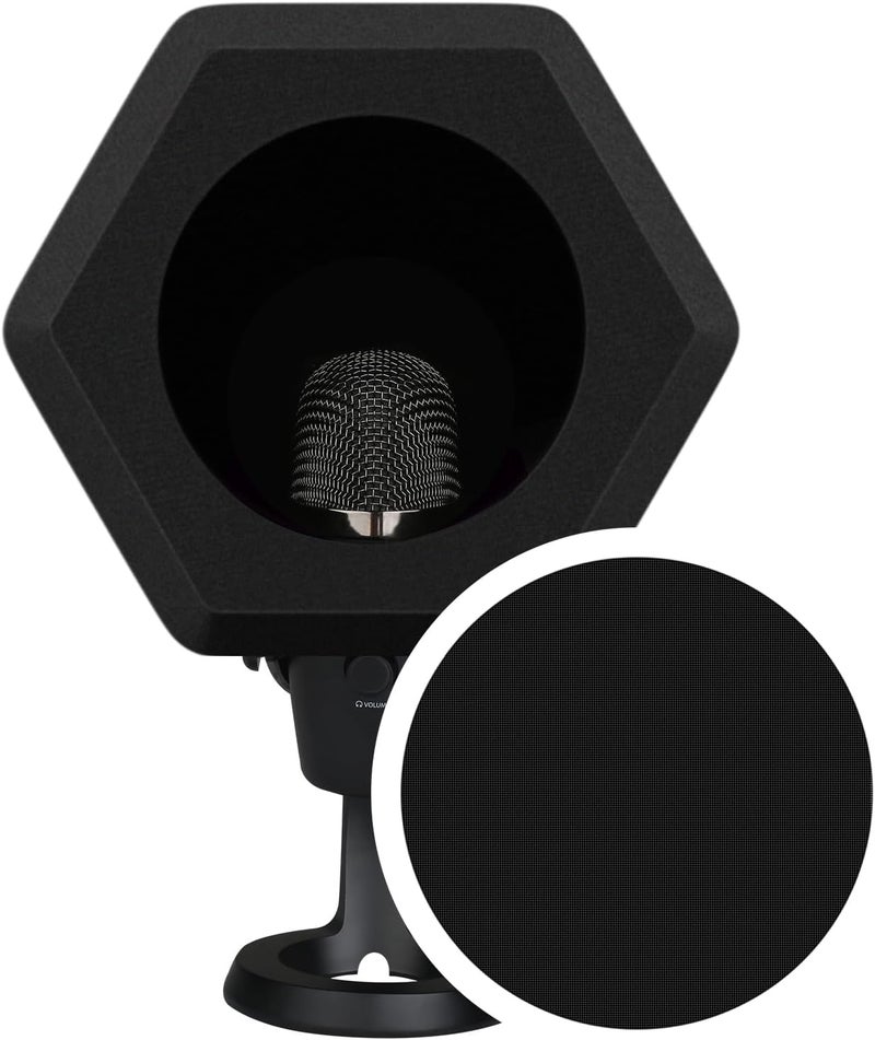 Marisflo Store Professional Microphone Isolation Ball with 2-Layered Pop Filter, High Density Foam Great Noise Cancellation - Image 1